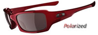 Oakley Fives Squared Metallic Red / OO Grey Polarized (26-201)